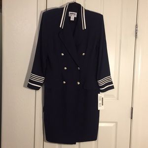 👩‍✈️Nautical vintage dress, for a special event